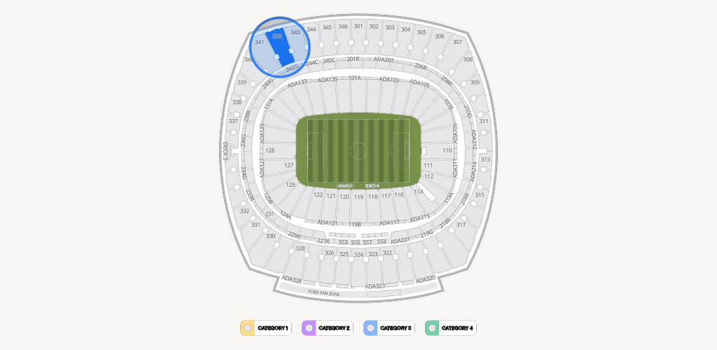GEHA Field at Arrowhead Stadium Seating Chart
