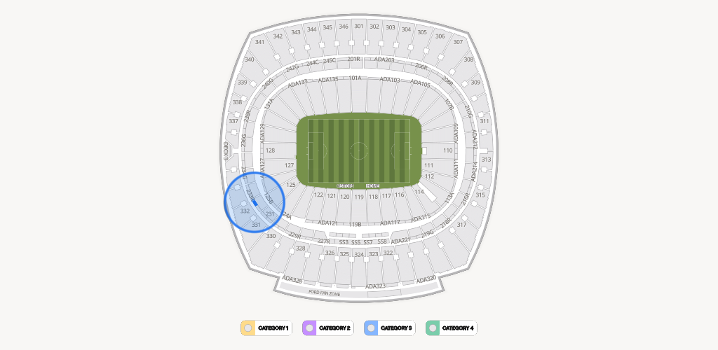 GEHA Field at Arrowhead Stadium Seating Chart