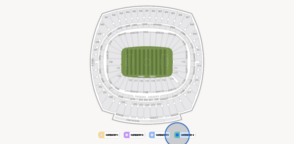 GEHA Field at Arrowhead Stadium Seating Chart