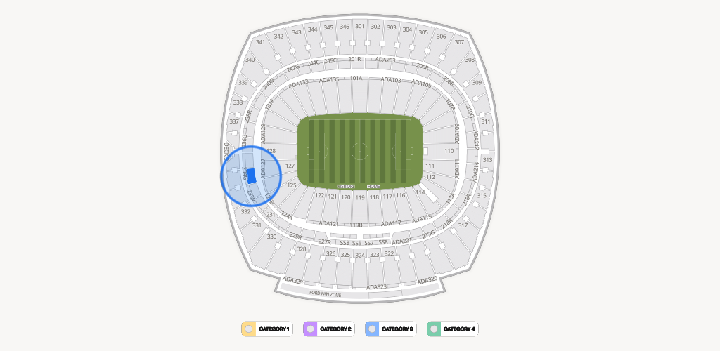 GEHA Field at Arrowhead Stadium Seating Chart