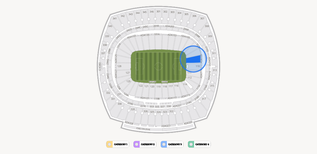 GEHA Field at Arrowhead Stadium Seating Chart
