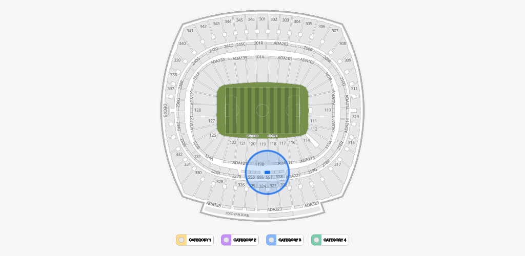 GEHA Field at Arrowhead Stadium Seating Chart
