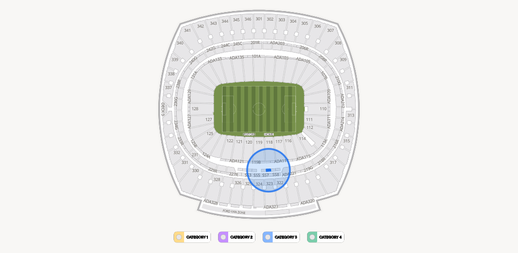 GEHA Field at Arrowhead Stadium Seating Chart