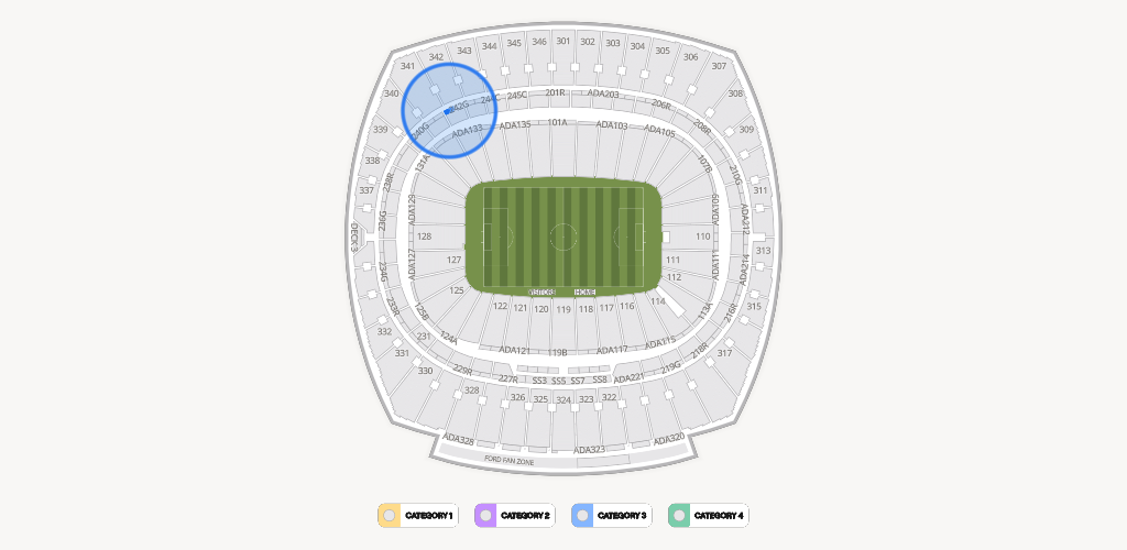 GEHA Field at Arrowhead Stadium Seating Chart
