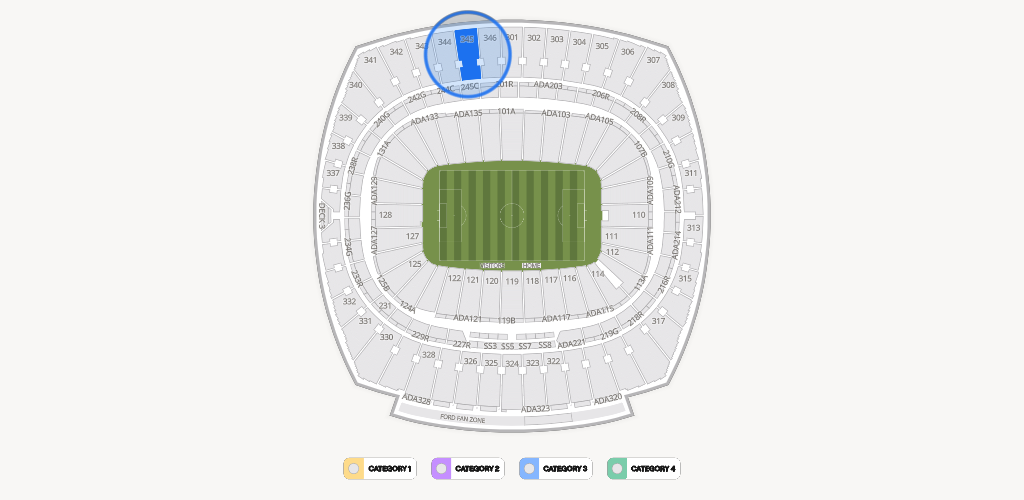 GEHA Field at Arrowhead Stadium Seating Chart