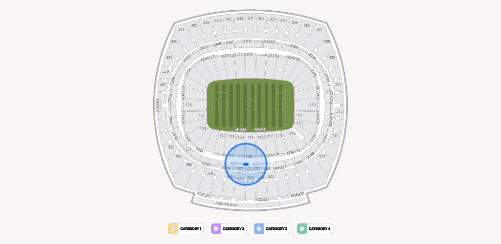 GEHA Field at Arrowhead Stadium Seating Chart