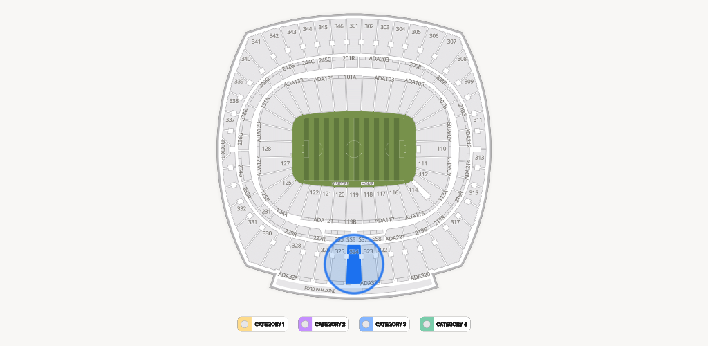 GEHA Field at Arrowhead Stadium Seating Chart
