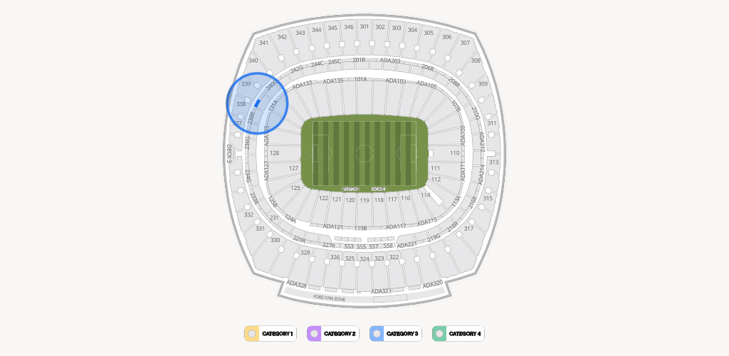 GEHA Field at Arrowhead Stadium Seating Chart