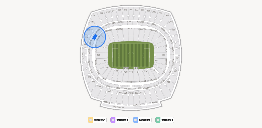 GEHA Field at Arrowhead Stadium Seating Chart