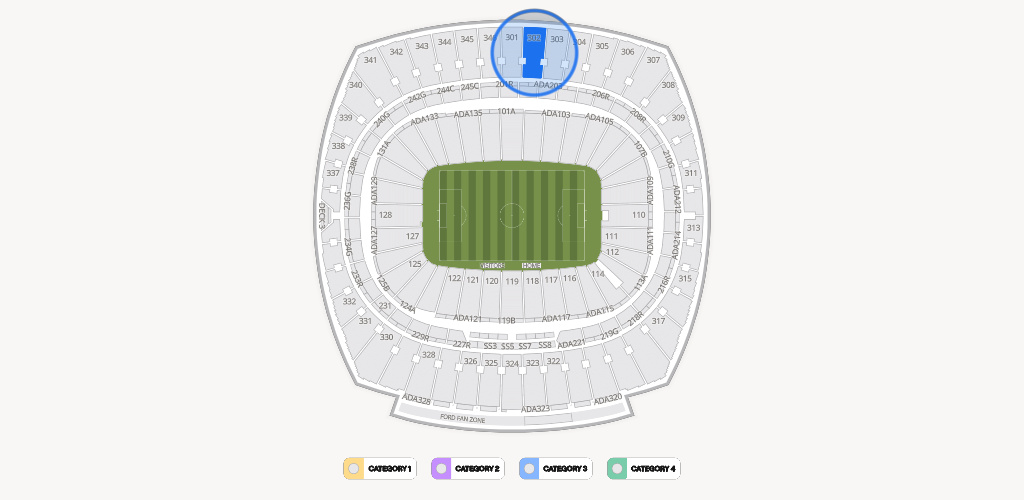 GEHA Field at Arrowhead Stadium Seating Chart