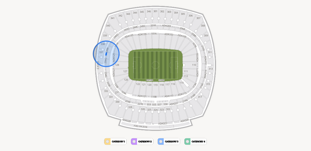 GEHA Field at Arrowhead Stadium Seating Chart