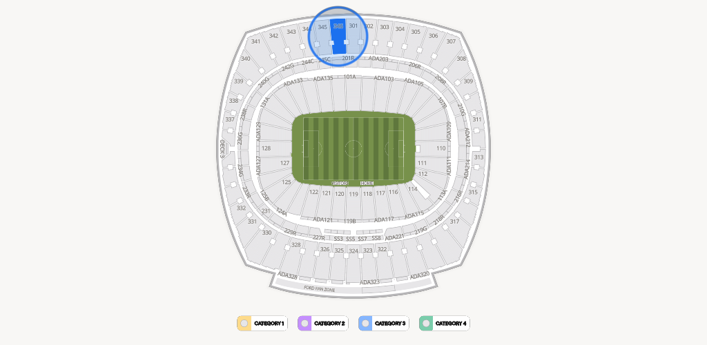 GEHA Field at Arrowhead Stadium Seating Chart
