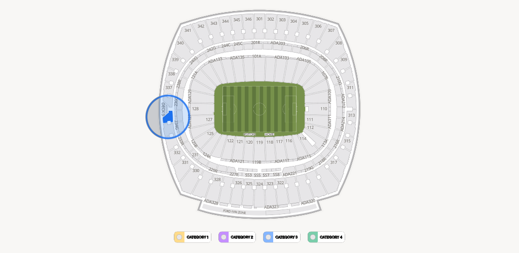 GEHA Field at Arrowhead Stadium Seating Chart