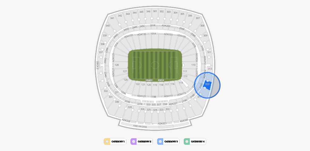 GEHA Field at Arrowhead Stadium Seating Chart