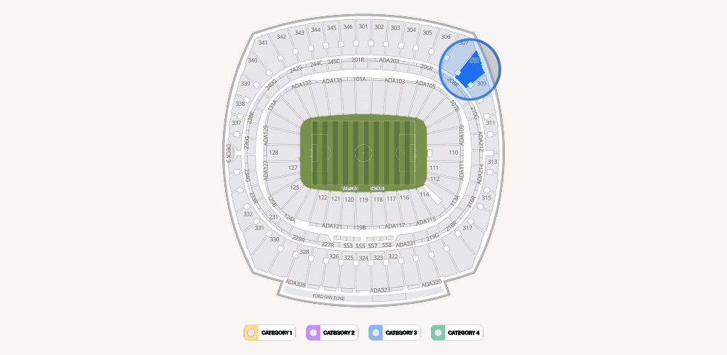 GEHA Field at Arrowhead Stadium Seating Chart