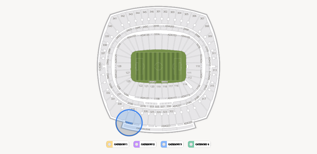 GEHA Field at Arrowhead Stadium Seating Chart