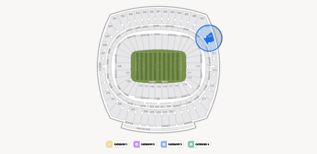 GEHA Field at Arrowhead Stadium Seating Chart