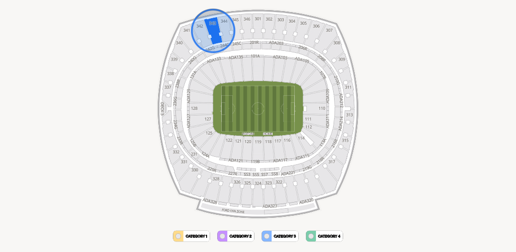 GEHA Field at Arrowhead Stadium Seating Chart