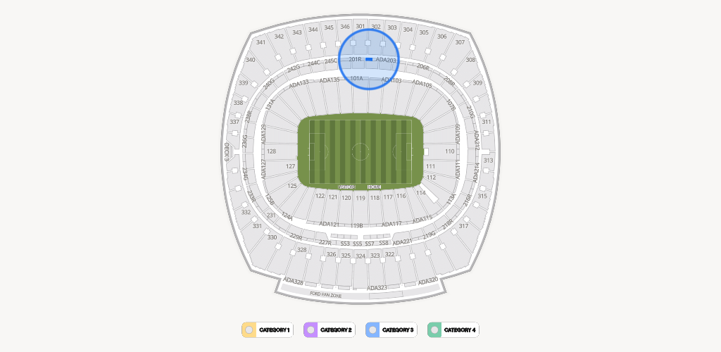 GEHA Field at Arrowhead Stadium Seating Chart