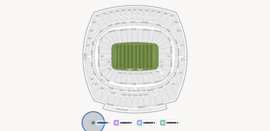 GEHA Field at Arrowhead Stadium Seating Chart