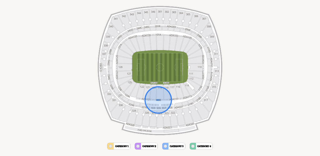 GEHA Field at Arrowhead Stadium Seating Chart