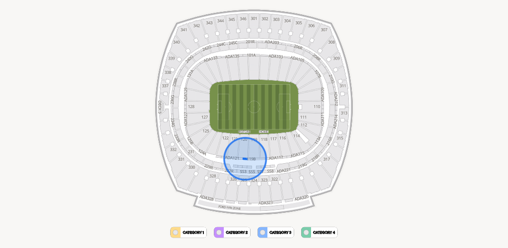 GEHA Field at Arrowhead Stadium Seating Chart