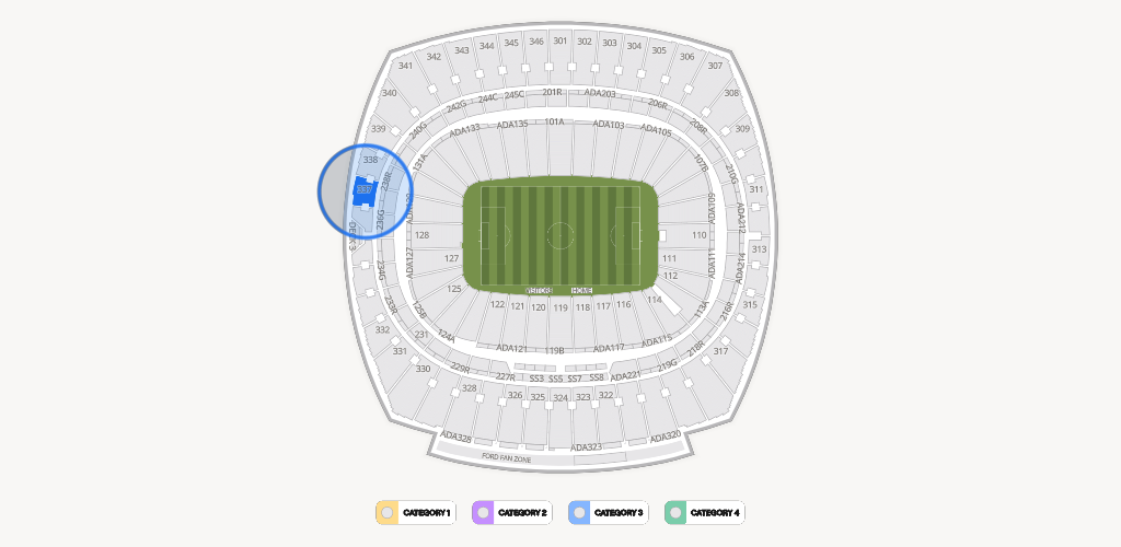 GEHA Field at Arrowhead Stadium Seating Chart