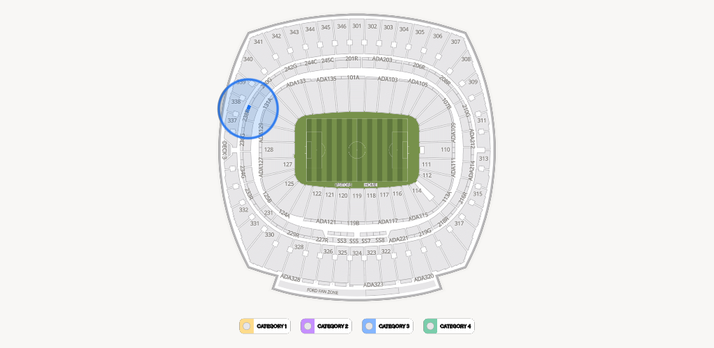 GEHA Field at Arrowhead Stadium Seating Chart