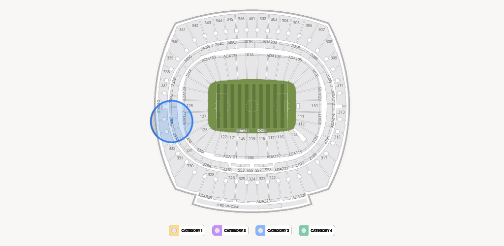 GEHA Field at Arrowhead Stadium Seating Chart