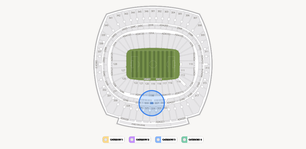 GEHA Field at Arrowhead Stadium Seating Chart