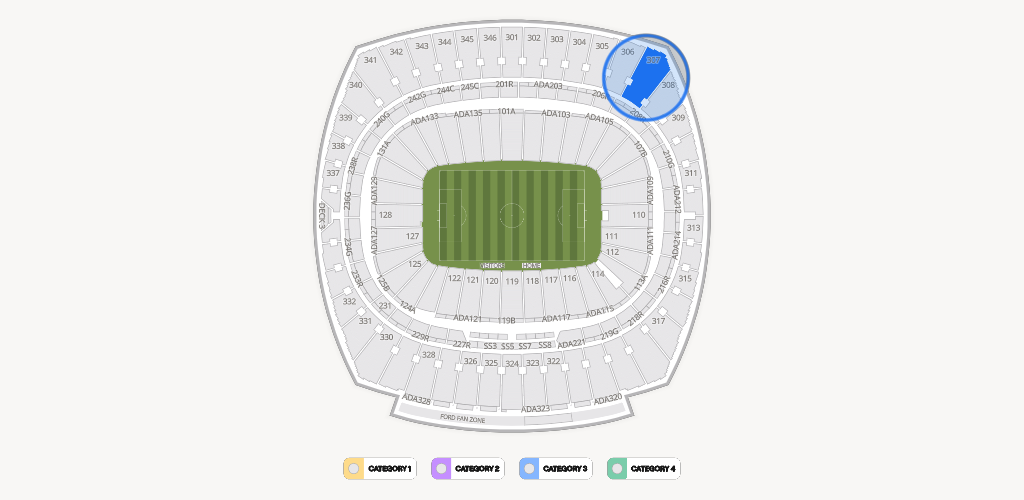 GEHA Field at Arrowhead Stadium Seating Chart