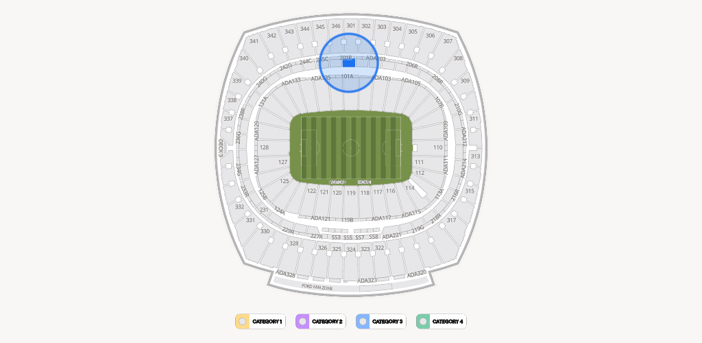 GEHA Field at Arrowhead Stadium Seating Chart