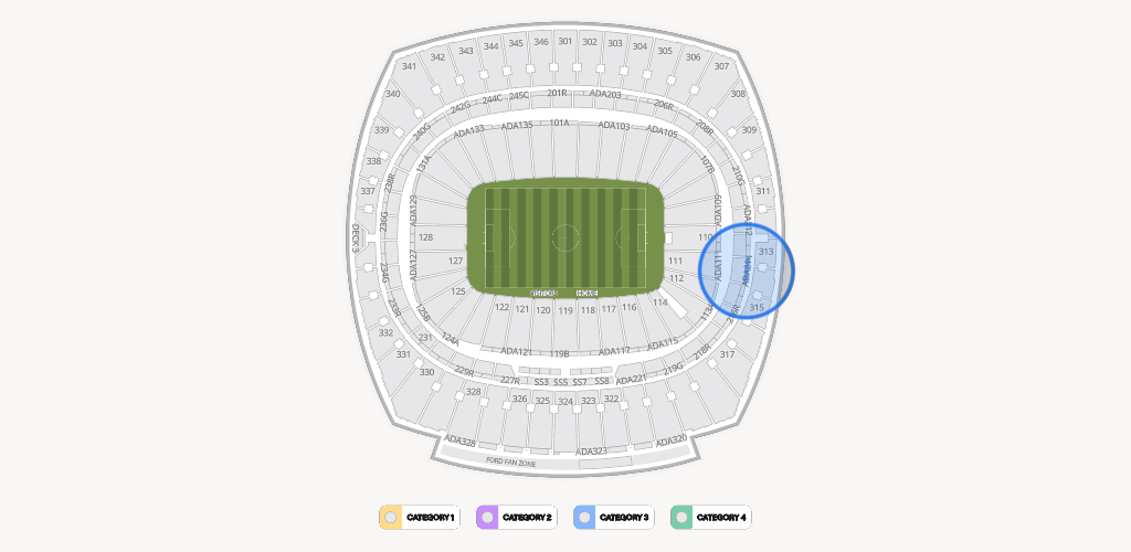 GEHA Field at Arrowhead Stadium Seating Chart