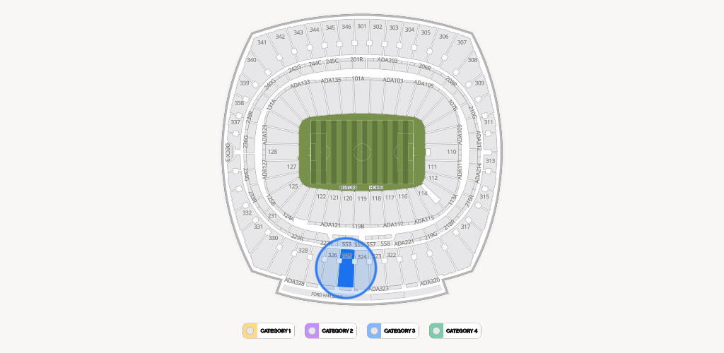 GEHA Field at Arrowhead Stadium Seating Chart