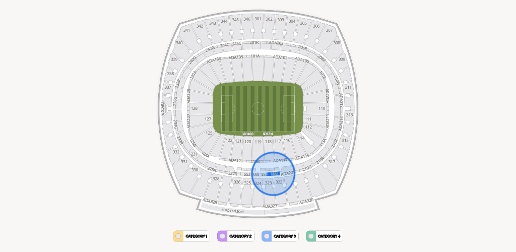 GEHA Field at Arrowhead Stadium Seating Chart