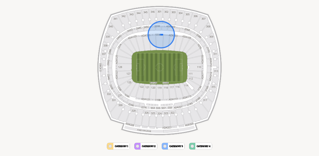 GEHA Field at Arrowhead Stadium Seating Chart
