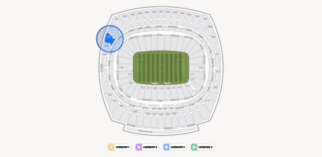GEHA Field at Arrowhead Stadium Seating Chart
