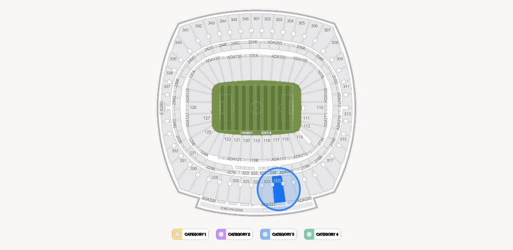 GEHA Field at Arrowhead Stadium Seating Chart