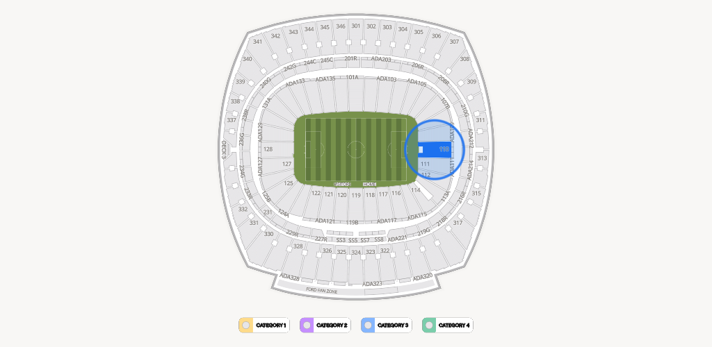 GEHA Field at Arrowhead Stadium Seating Chart
