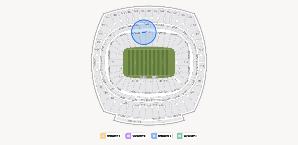 GEHA Field at Arrowhead Stadium Seating Chart