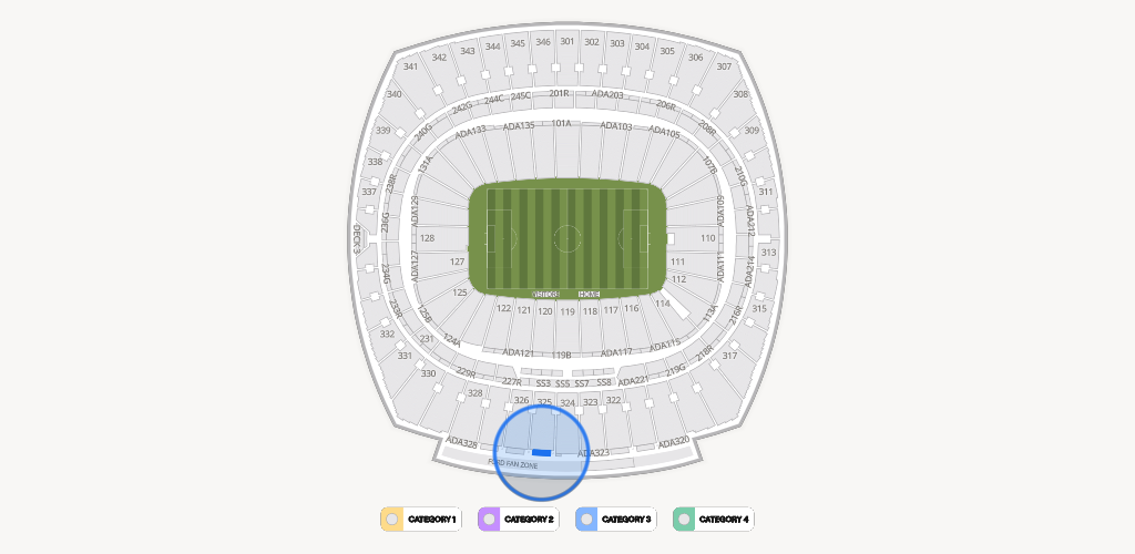 GEHA Field at Arrowhead Stadium Seating Chart