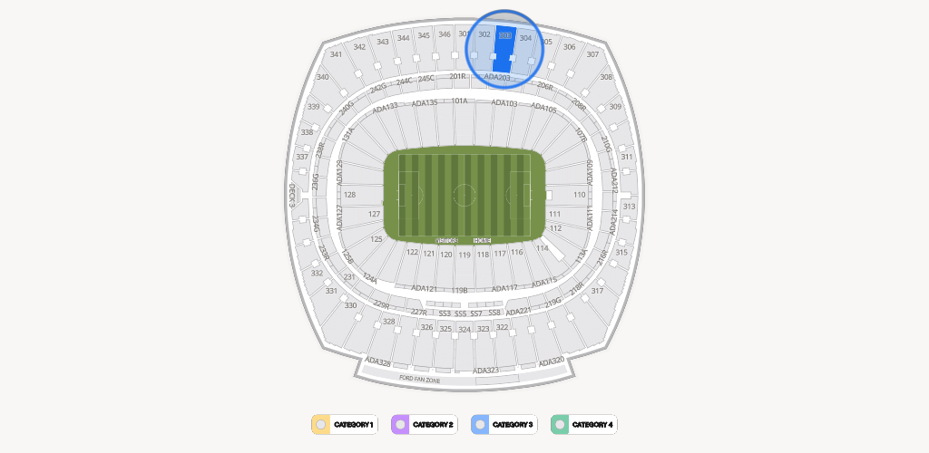 GEHA Field at Arrowhead Stadium Seating Chart
