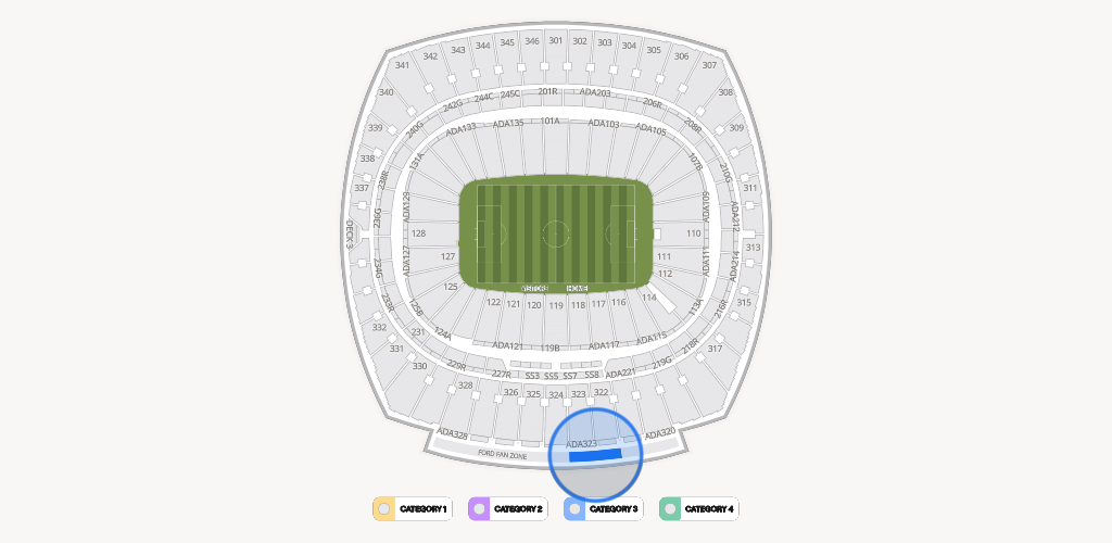 GEHA Field at Arrowhead Stadium Seating Chart