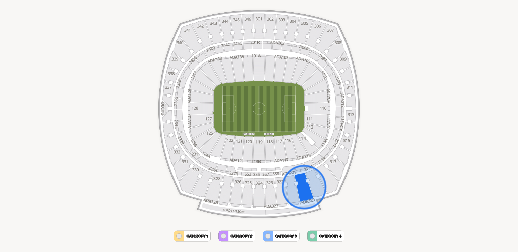 GEHA Field at Arrowhead Stadium Seating Chart