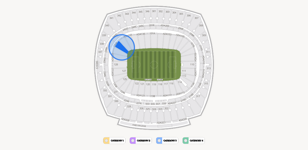 GEHA Field at Arrowhead Stadium Seating Chart