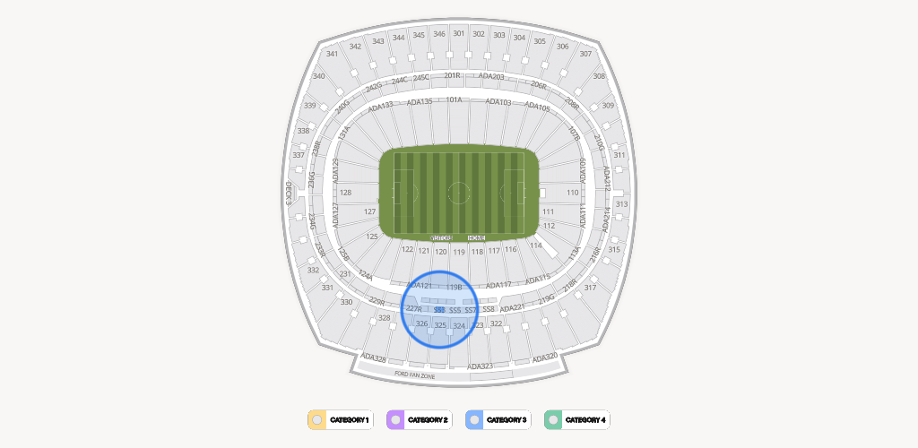 GEHA Field at Arrowhead Stadium Seating Chart