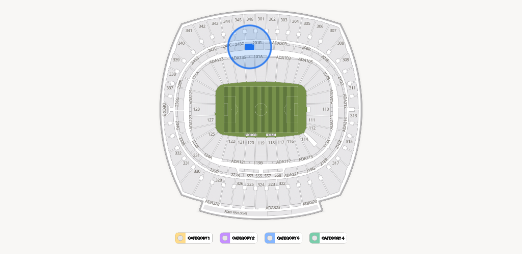 GEHA Field at Arrowhead Stadium Seating Chart