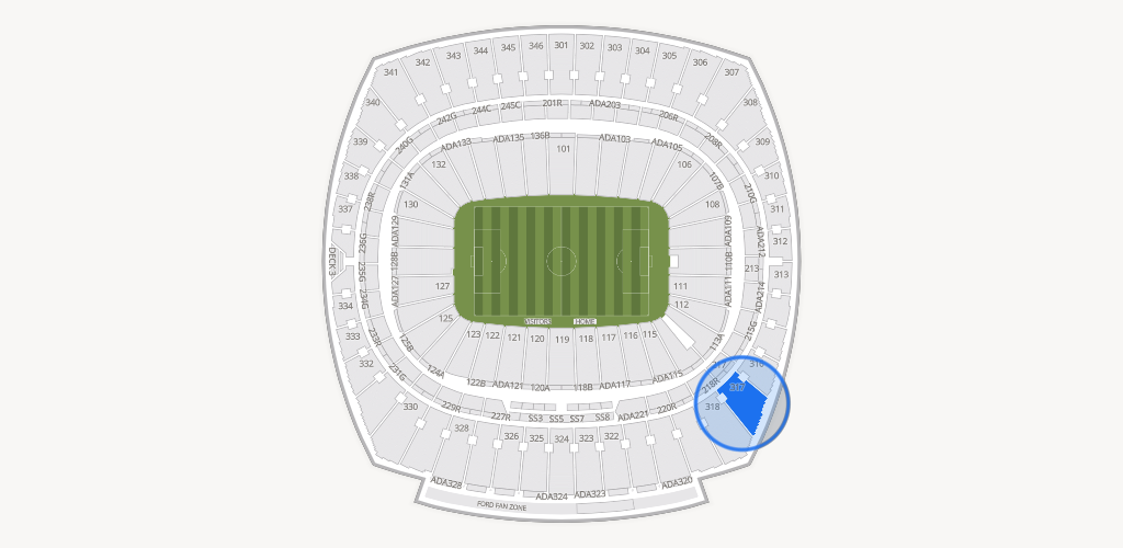 GEHA Field at Arrowhead Stadium Seating Chart