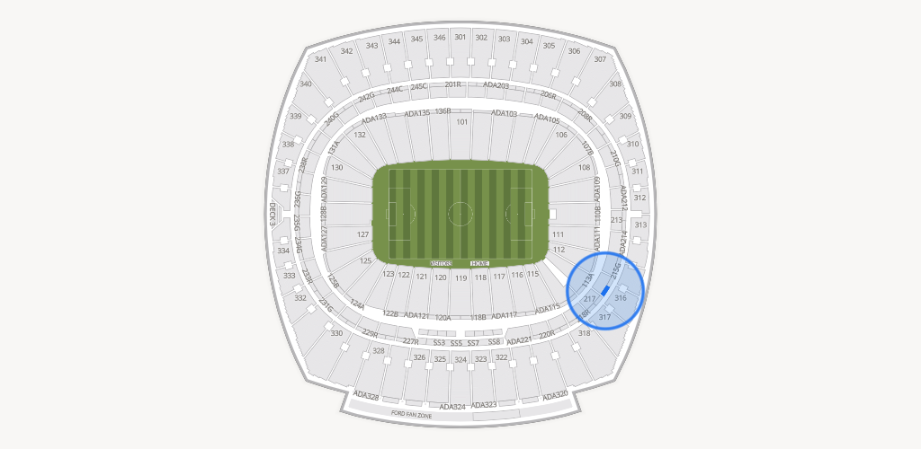 GEHA Field at Arrowhead Stadium Seating Chart