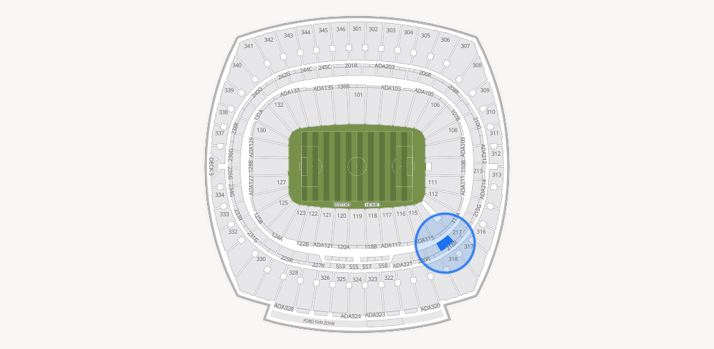 GEHA Field at Arrowhead Stadium Seating Chart
